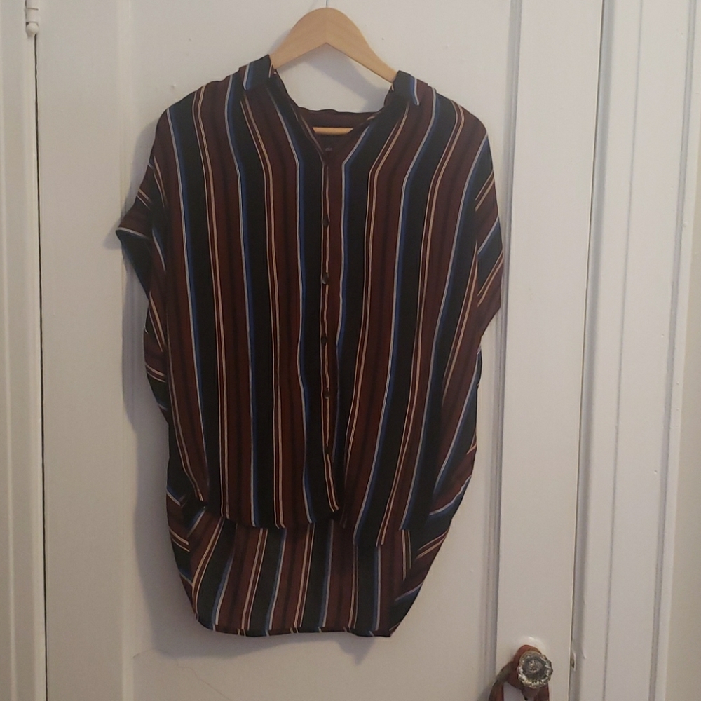 NWT Madewell Central Shirt in Menford Stripe S